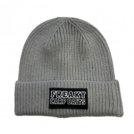 FreakyCarpBaits Patch Beanie "Grau"