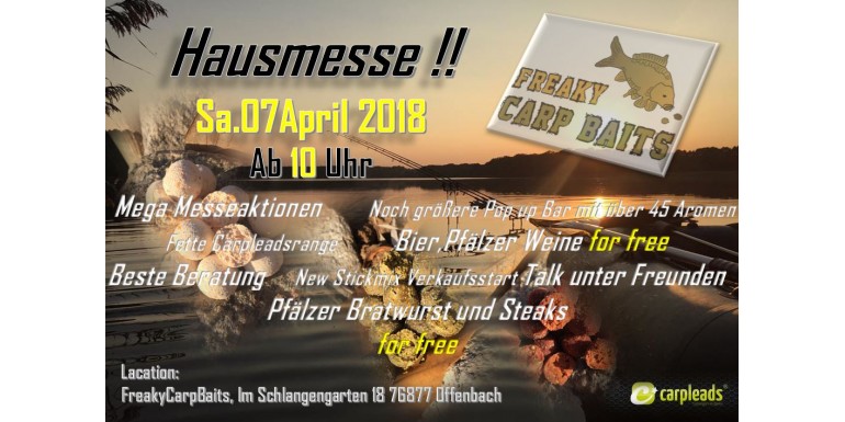 Saisonstart bei FreakyCarpBaits